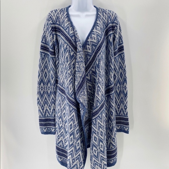 Kaisely Asymmetrical Open Front Cadigan Size M - Picture 1 of 14